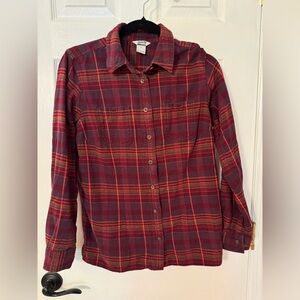 Duluth Trading Co Women’s Flannel Size S - VGUC - 100% cotton
